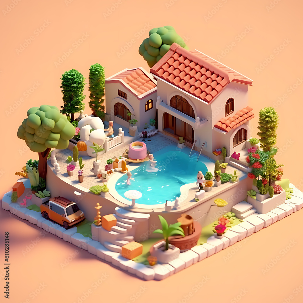 Miniature Beach House