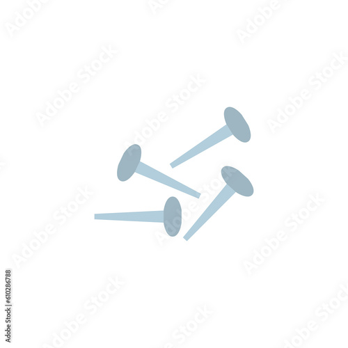 nails icon on a white background, vector illustration
