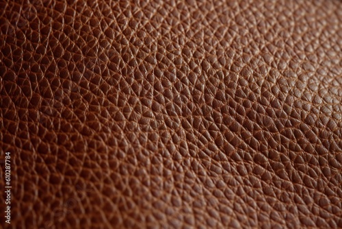 High Detail Brown Leather Texture Generative AI