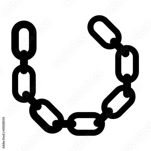 Chain Glyph Icon Design