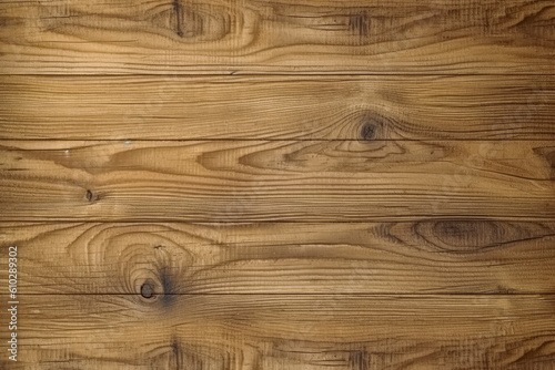 Oak veneer wooden table texture, rustic simplicity, flat view, vintage wallpaper. Generative Ai.