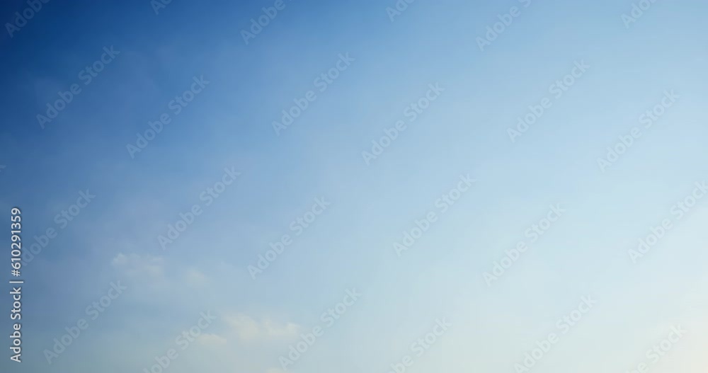 Commercial airliner flies through the sky Commercial airliner flies through the sky