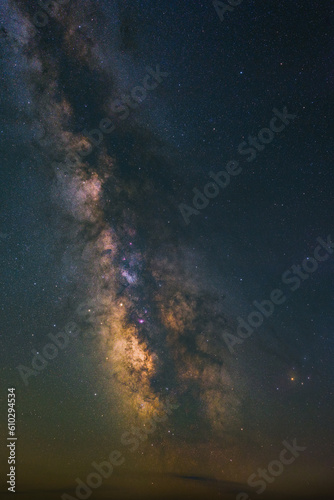 Milky Way Galaxy on the long exposure