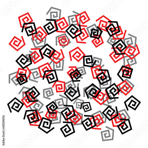 abstract dizzy vector illustration