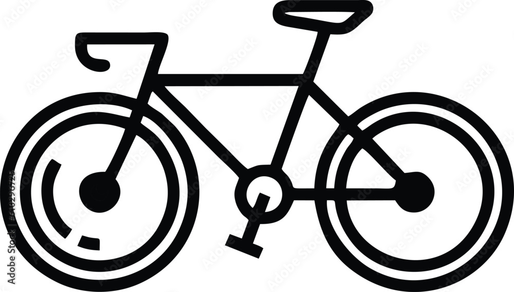 bicycle logo design black and white. Hybrid cycling vehicle. Healthy vehicle. bicycle logo design black and white. Hybrid cycling vehicle. Healthy vehicle.