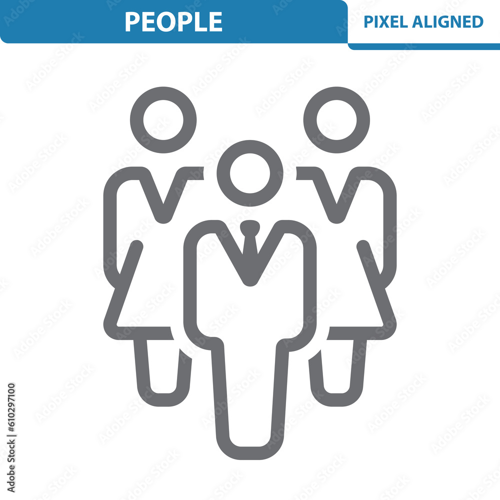 People Icon. Man, Woman, Businessman, Businesswoman People Icon. Man, Woman, Businessman, Businesswoman