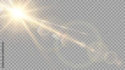 Vector transparent sunlight special lens flare light effect. Stock royalty free vector illustration. PNG	 photo
