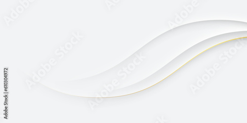 White background with golden lines