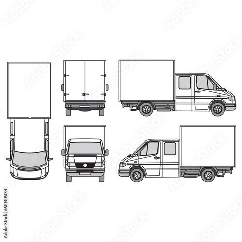 outline of cargo car part 41