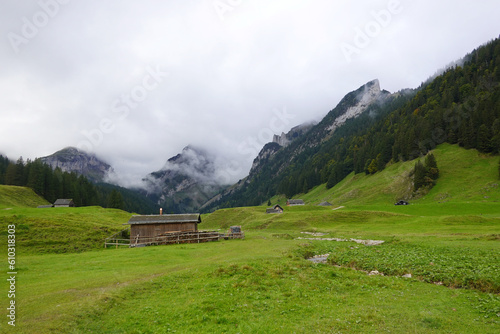 The panorama of the Appenzell Alps, Switzerland	 photo