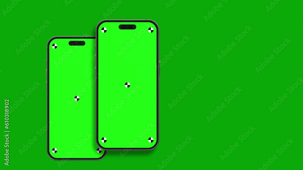 The smartphone's blank green screen with indicators flies in with rotates into the frame. Luma matte is included for easy replacement background. Modern frameless design, no motion blurs & focus The smartphone's blank green screen with indicators flies in with rotates into the frame. Luma matte is included for easy replacement background. Modern frameless design, no motion blurs & focus