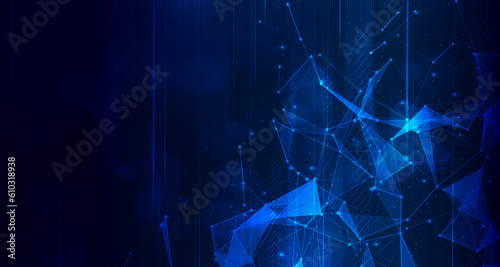 Digital technology banner green blue background concept, cyber technology circuit, abstract tech, innovation future data, internet network, Ai big data, futuristic wifi connection illustration concept
