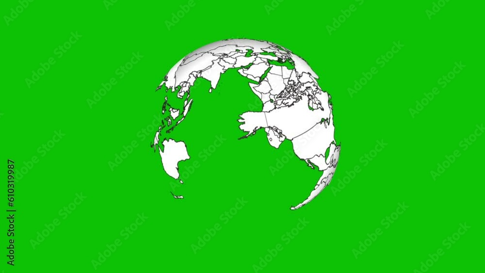Abstract background with rotation of light Earth Globe from glass. Animation of seamless loop. Abstract background with rotation of light Earth Globe from glass. Animation of seamless loop.