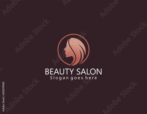 Luxury hair salon logo collection