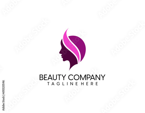 Beauty salon logo template