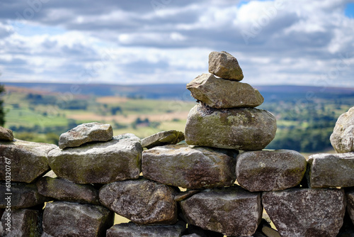 Canvas Print Stone wall in Yorkshire