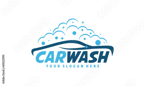 Car Wash Logo Template Design, Car Wash Logo Template Illustration
