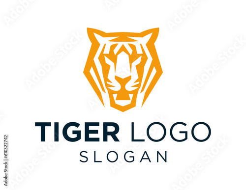Logo about Tiger on a white background. created using the CorelDraw application.