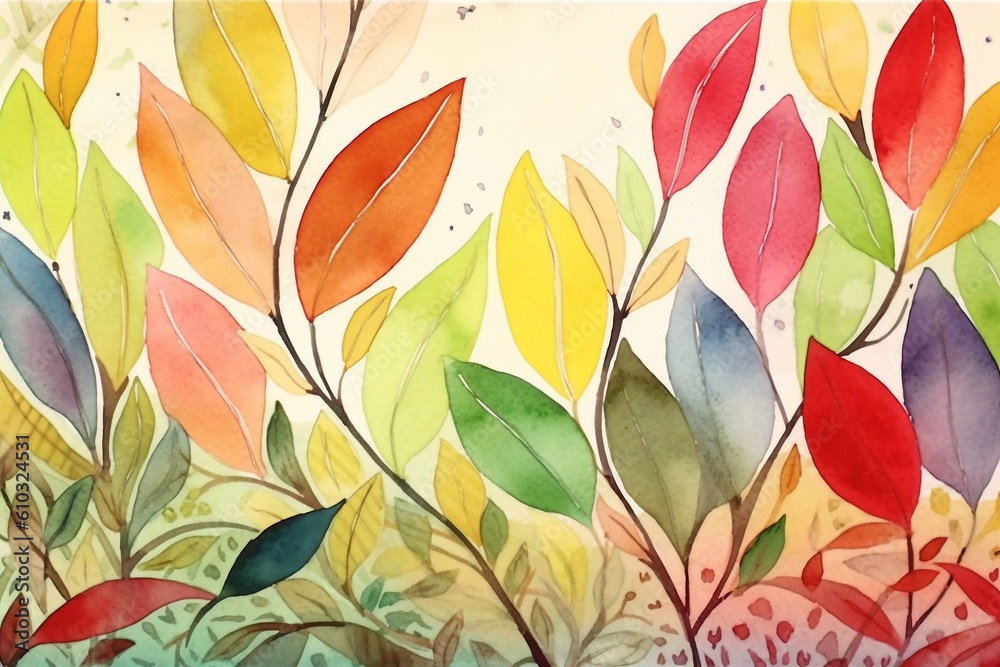 custom made wallpaper toronto digitalValentine Background watercolor Generative AI