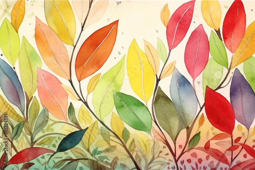 Wallpaper Mural Valentine Background watercolor Generative AI Torontodigital.ca