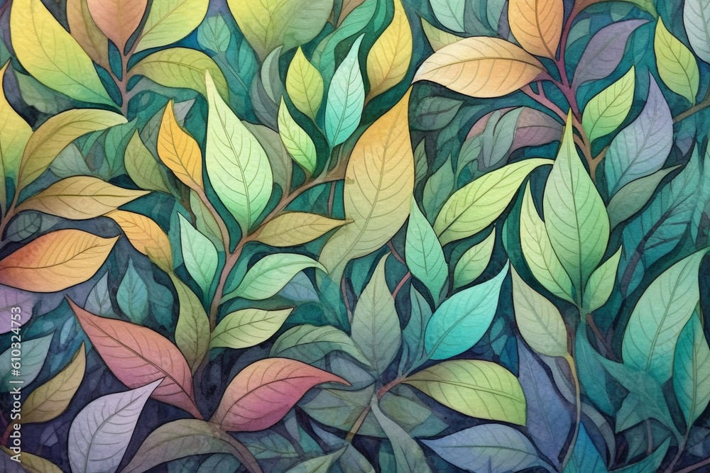 Valentine Background watercolor Generative AI Valentine Background watercolor Generative AI