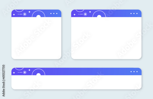 Modern lower third and pop up illustration. Video overlay element.