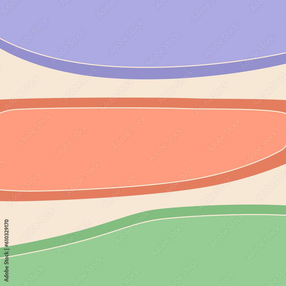 Obraz premium minimalistic background with simple shaves in the composition