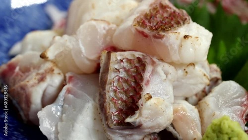 Seared sashimi