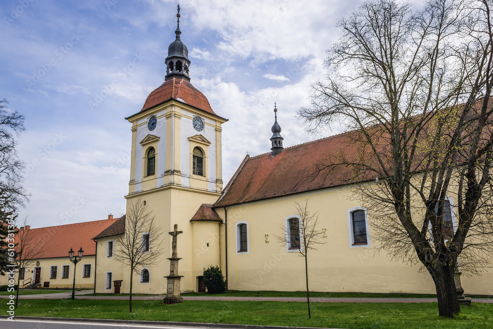 Church of Saint Lawrence in Vracov town, Czech Republic Church of Saint Lawrence in Vracov town, Czech Republic