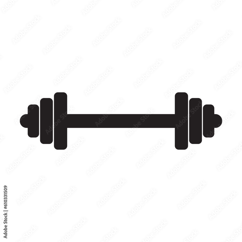 barbell icon design template vector isolated barbell icon design template vector isolated