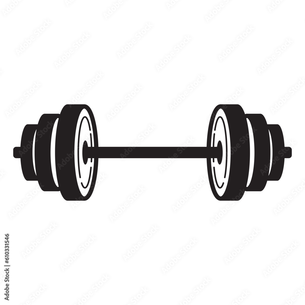 barbell icon design template vector isolated barbell icon design template vector isolated
