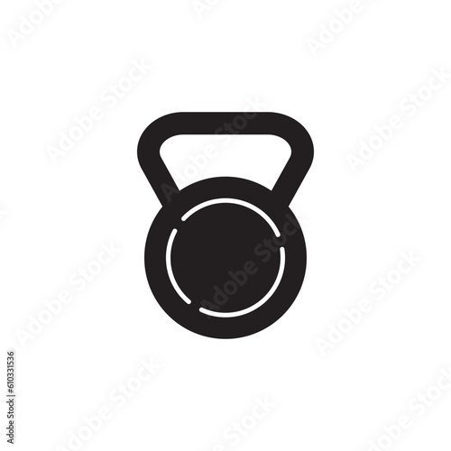 barbell icon design template vector isolated