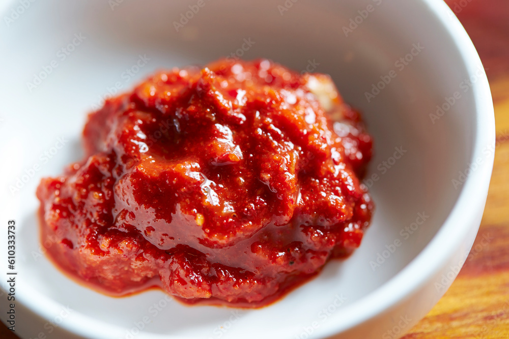 Seasoned red pepper paste or soybean paste Seasoned red pepper paste or soybean paste