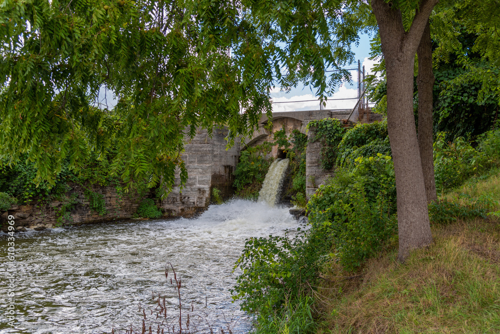 The Little Chute Lock As Seen At Doyle Park, Little Chute, Wisconsin The Little Chute Lock As Seen At Doyle Park, Little Chute, Wisconsin