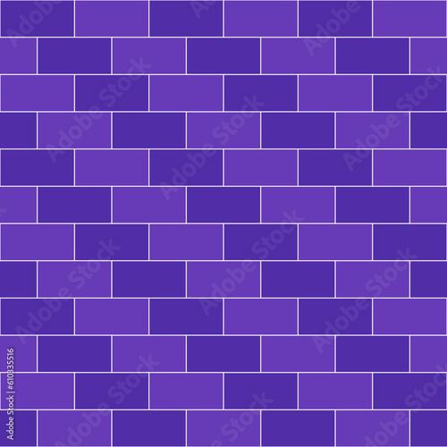 Stepped brick vector pattern. Brick pattern. Purple tone brick pattern. Seamless geometric pattern for wrapping paper, backdrop, background, wallpaper.