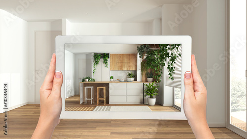 Canvas Print Augmented reality concept
