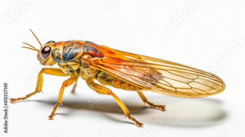 Cicada is an insect found in nature known for its loud and rhythmic songs.