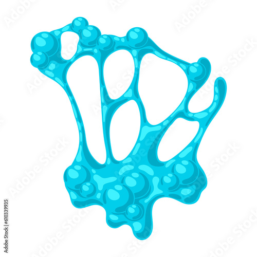 Splattering blotch slime. Toxic mucus smudges stain. Leaking paint blot.