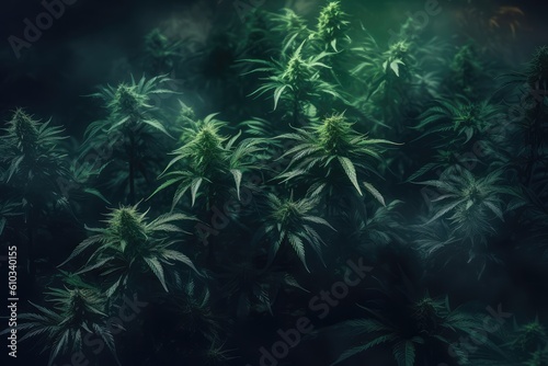 marijuana plant is growing high © Photo And Art Panda