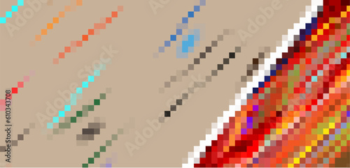 Colorful vector mosaic pattern. Abstract background. 