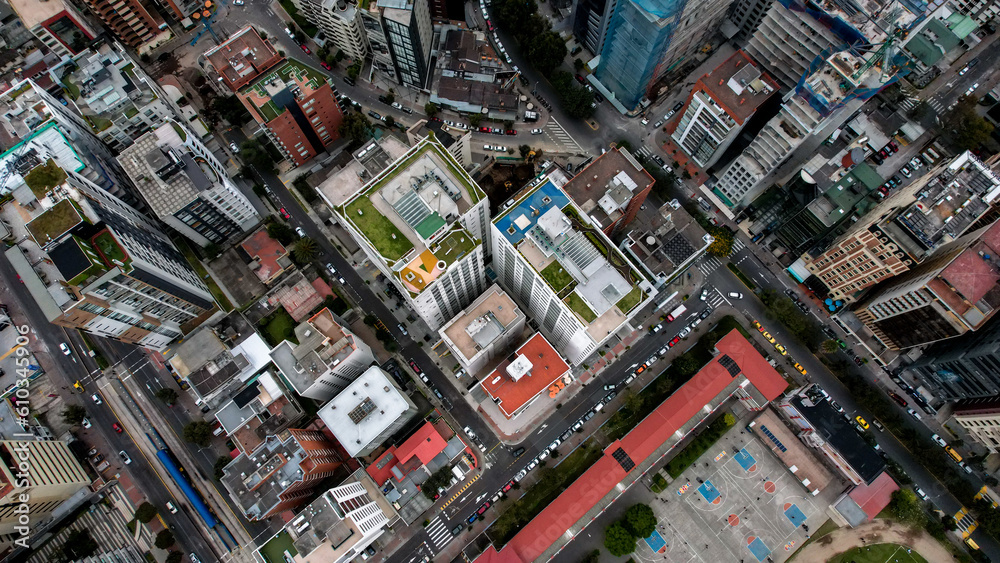 Fototapeta premium Edificios en la ciudad