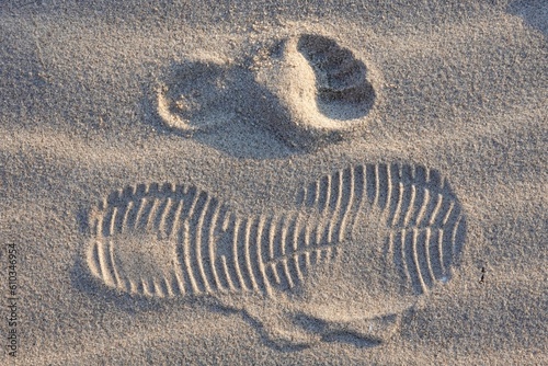 Spur im Sand