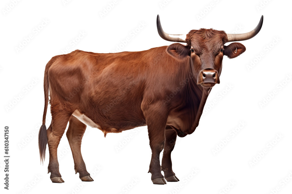Cow transparent background, generative artificial intelligence
Cow transparent background, generative artificial intelligence