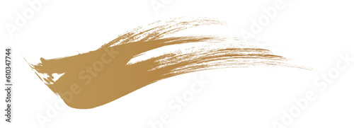 手描きブラシストロークの素材セット。美しい筆跡