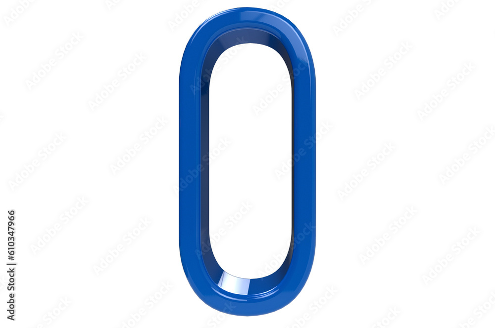 3d Blue number 0 on transparent background PNG 3d Blue number 0 on transparent background PNG