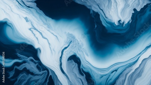 Cosmic Harmony Generative AI Illustrations Showcasing the Tranquil Beauty of Earth's Blue Marble