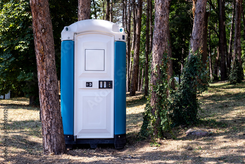 Bio toilet in the park
