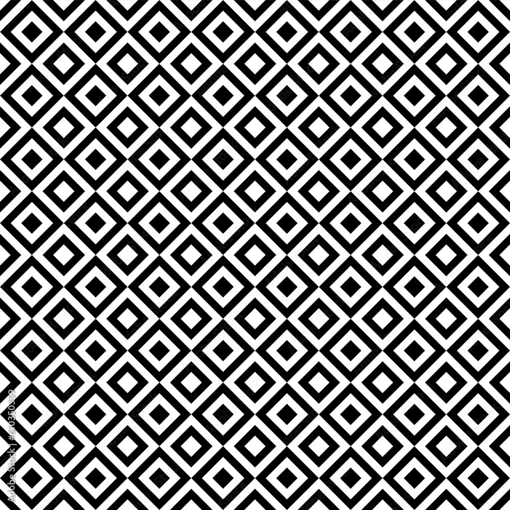 Cute vector seamless pattern. black rhombus pattern. Decorative element, design template with black shade.