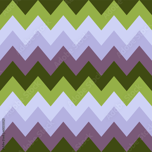 Cute vector seamless pattern. spring zigzag pattern. Decorative element, design template with spring season tone. spring season zigzag pattern.
