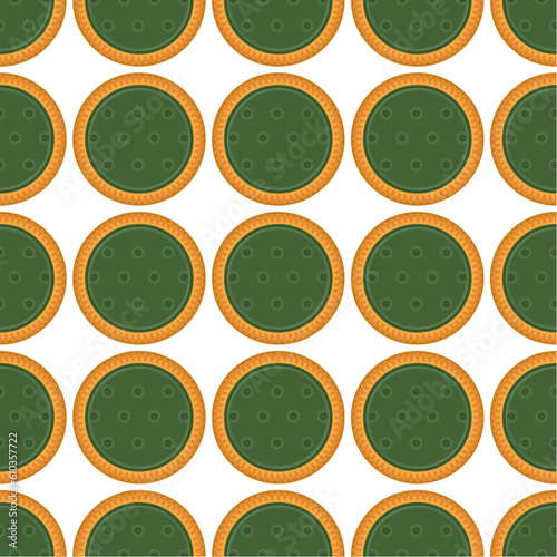 Pattern homemade cookie different taste in pastry biscuit